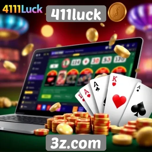 Navegação e usabilidade do site 411luck